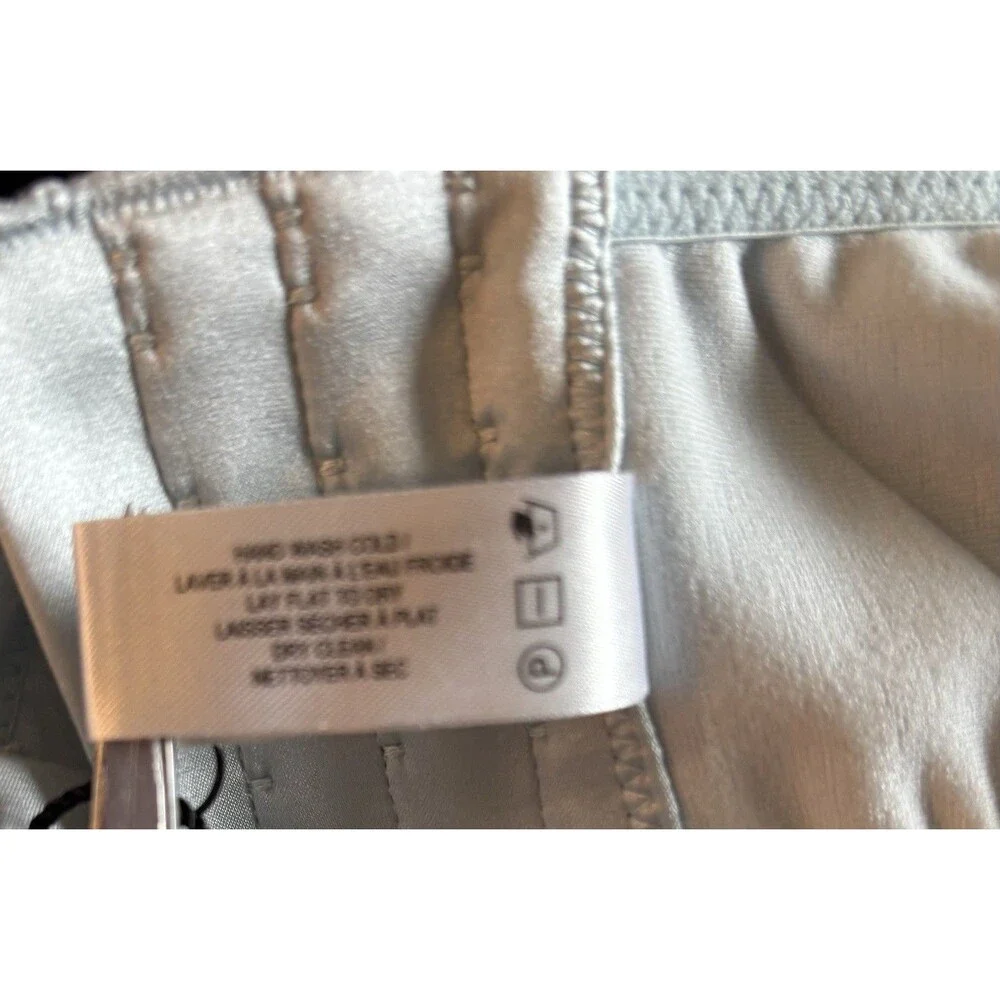 Fleur du Mal Lily Embroidered Sheer Mesh Coquette Silk Glacier Bra Size 42DD NWT - Picture 4 of 7